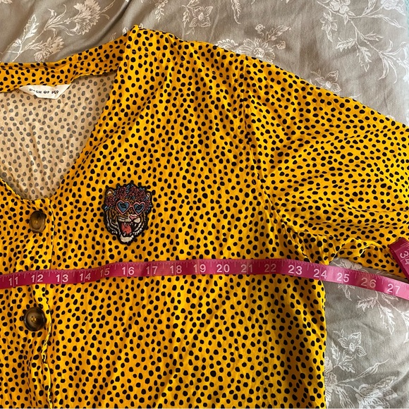 Dash of Pep Fierce Embroidered Button Top - Picture 5 of 5